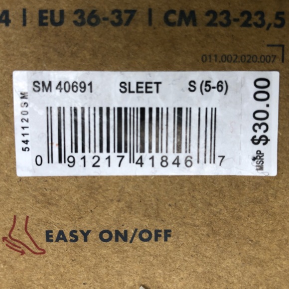 DEARFOAMS Faux Sherpa Memory Foam Slippers Very cushiony Gray /Sleet Size S 5-6 - Picture 12 of 13